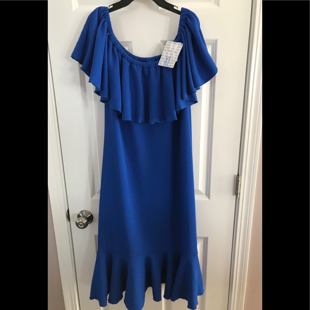 NWT Lularoe Blue “Cici” size XL